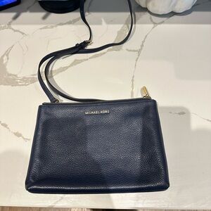 Women’s Michael Kors Navy Pebbled small crossbody